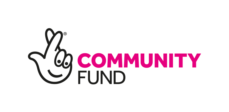National Lottery Community Fund logo pink and black on white, for life Charity's Pregnancy and Parenting Support programme for parents in the justice system UK