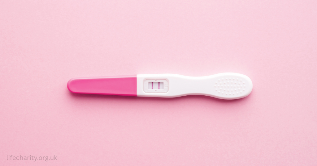 pink pregnancy test