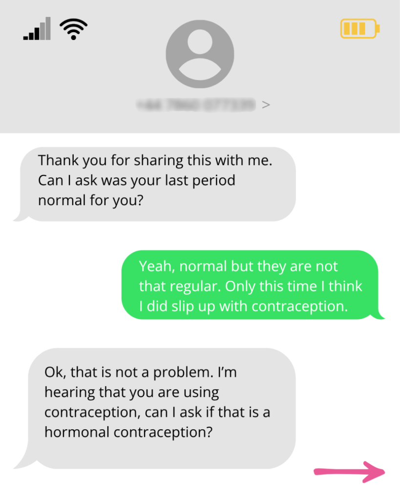 Life charity unexpected pregnancy Helpline free text message listening and free counselling service